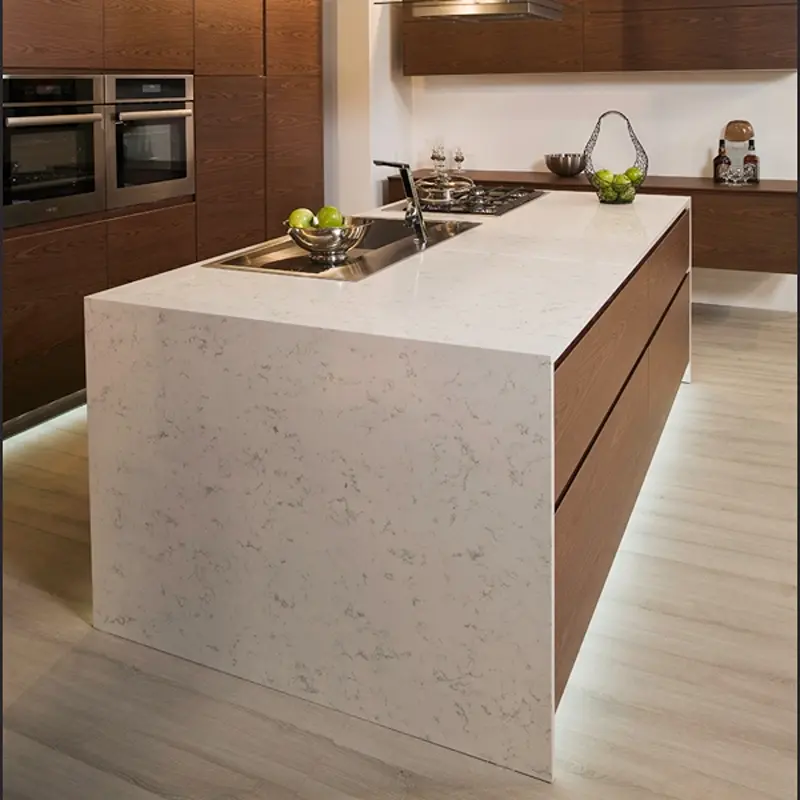 Belenco Fairy White Mutfak Tezgahı Modern Tasarım Örneği
