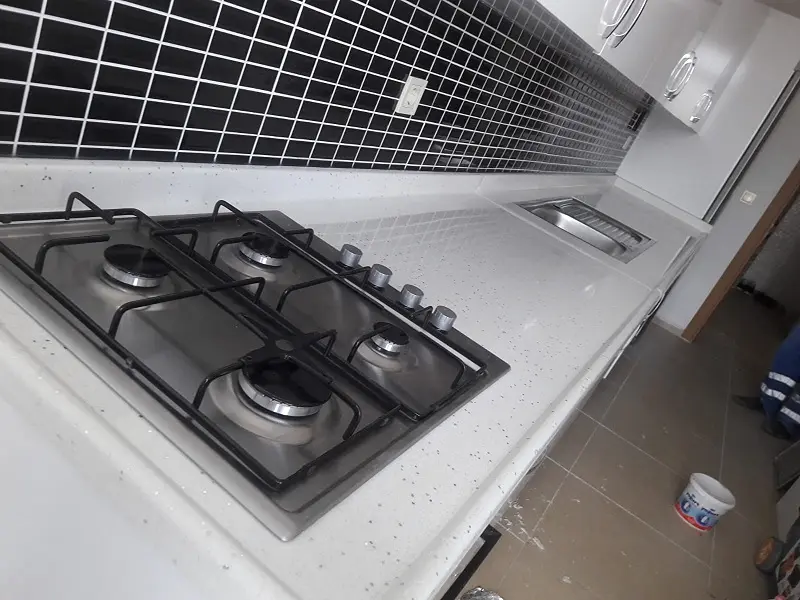 Beyaz Mermerit Tezgah - Gramer LTD