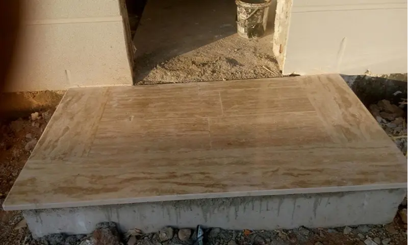 Traverten Mermer  Modern Tasarım Örneği