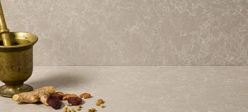 Çimstone Linen Mutfak Tezgahı Renk ve Doku Detayı