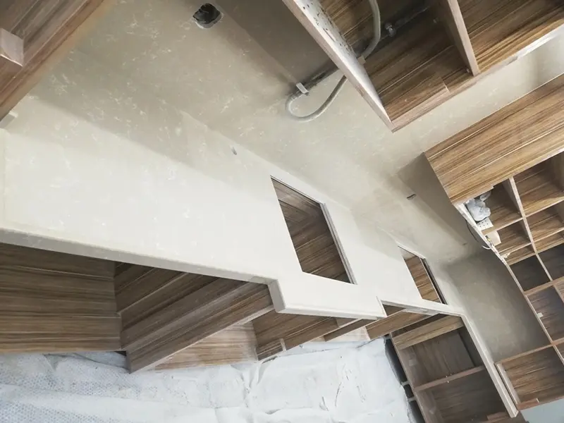 Belenco Mocca Mousse Mutfak Tezgahı Renk ve Doku Detayı