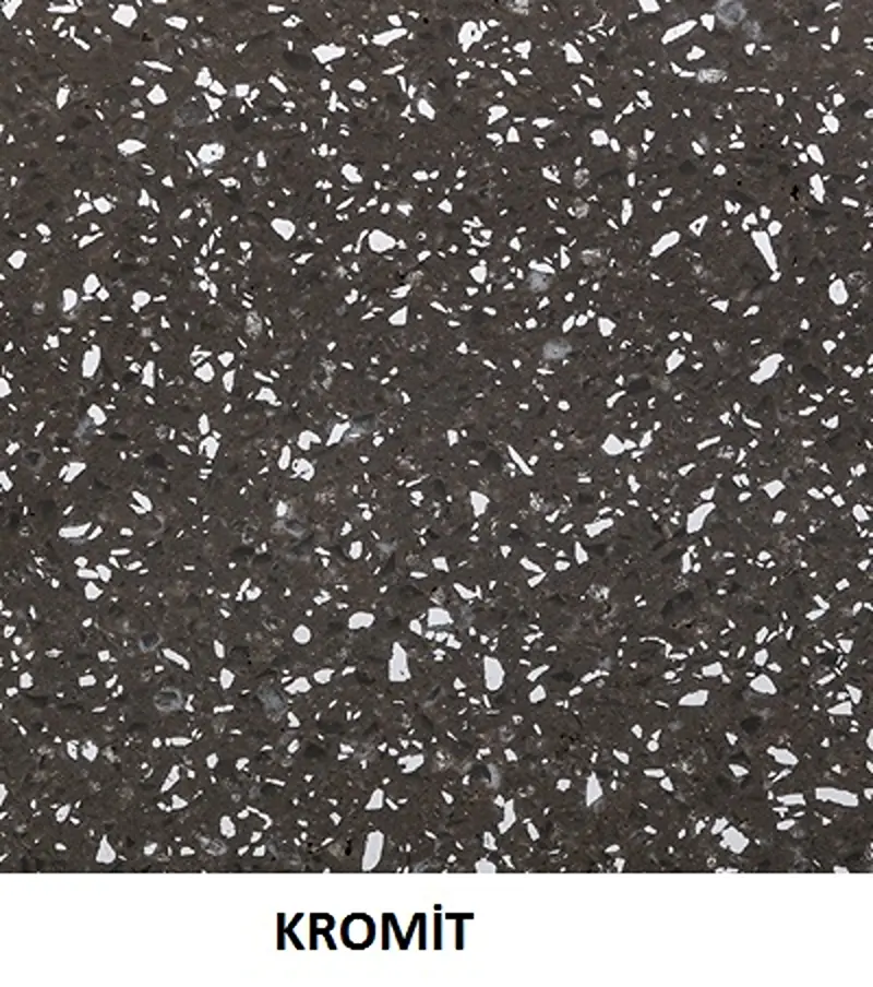 Çimstone kromit mutfak tezgahı