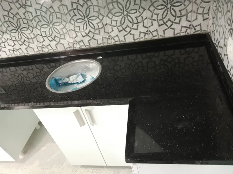 Siyah Mermerit Tezgah Siyah Simli Döküm Mermer Fiyatı