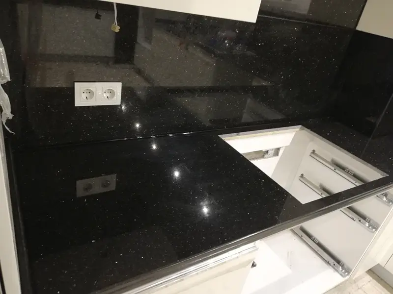 Star galaxy granit tezgah Modern Tasarım Örneği