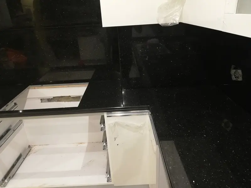 Star galaxy granit tezgah Montaj Detayı